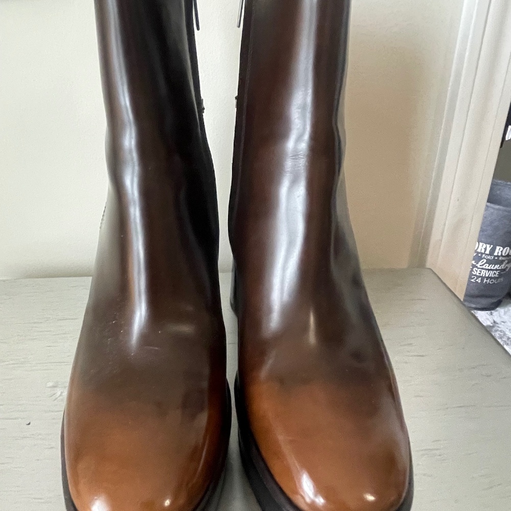 Michael Kors Carlisle Leather Platform Boot